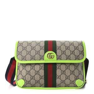 Gucci Gg Supreme Web Small Ophidia Belt #244608G11B